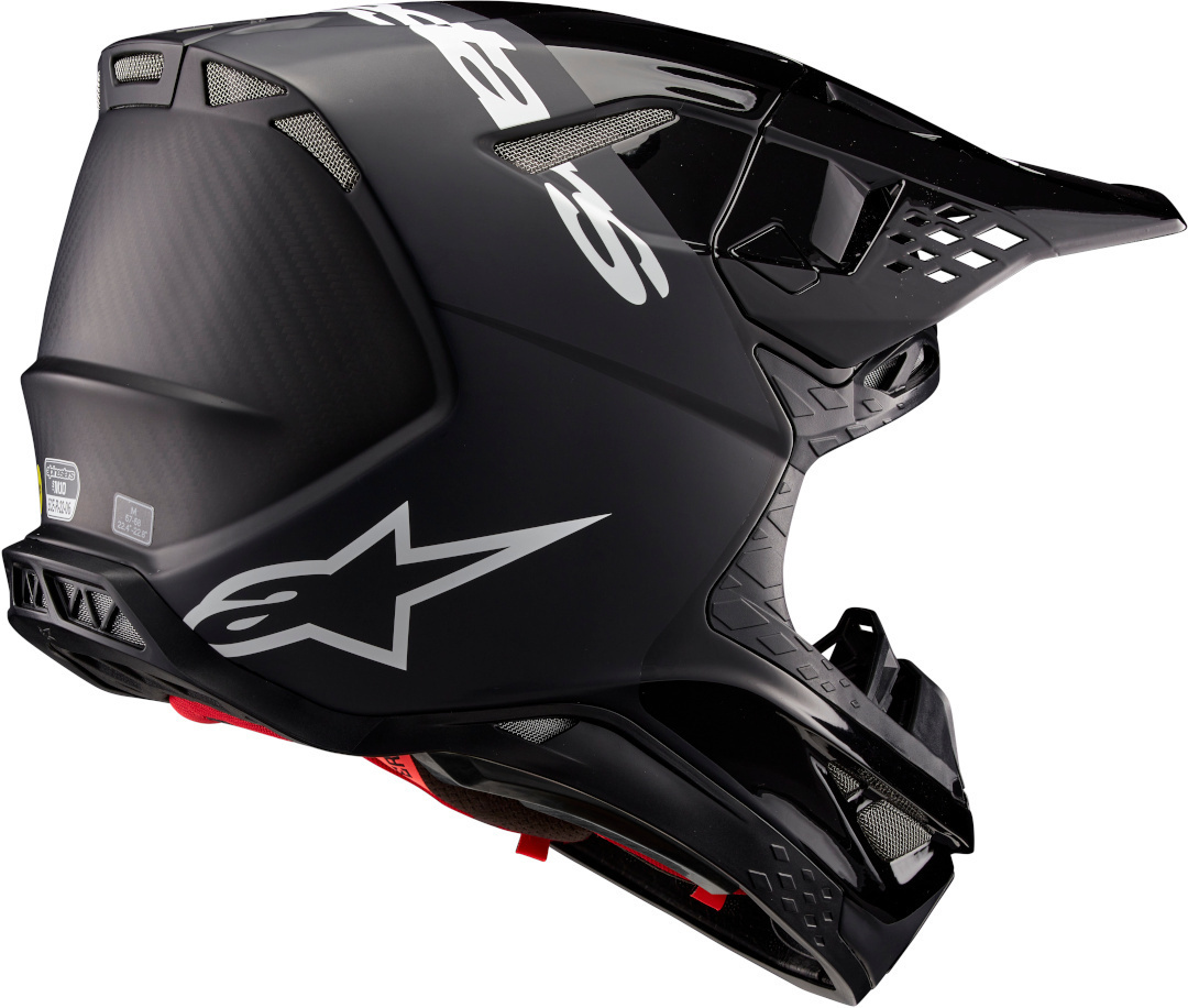 Alpinestars Supertech M10 Motocross Helm Flood schwarz