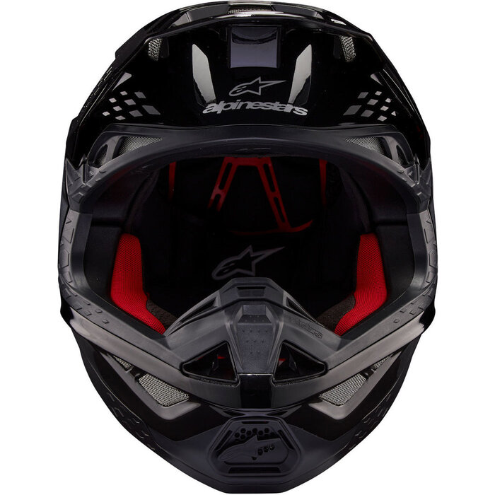 Alpinestars Supertech M10 Motocross Helm Flood schwarz