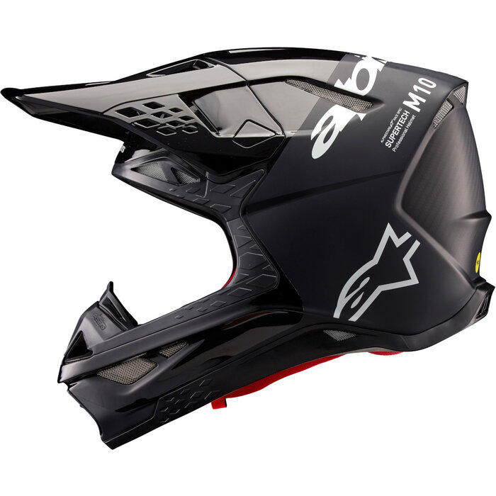 Alpinestars Supertech M10 Motocross Helm Flood schwarz