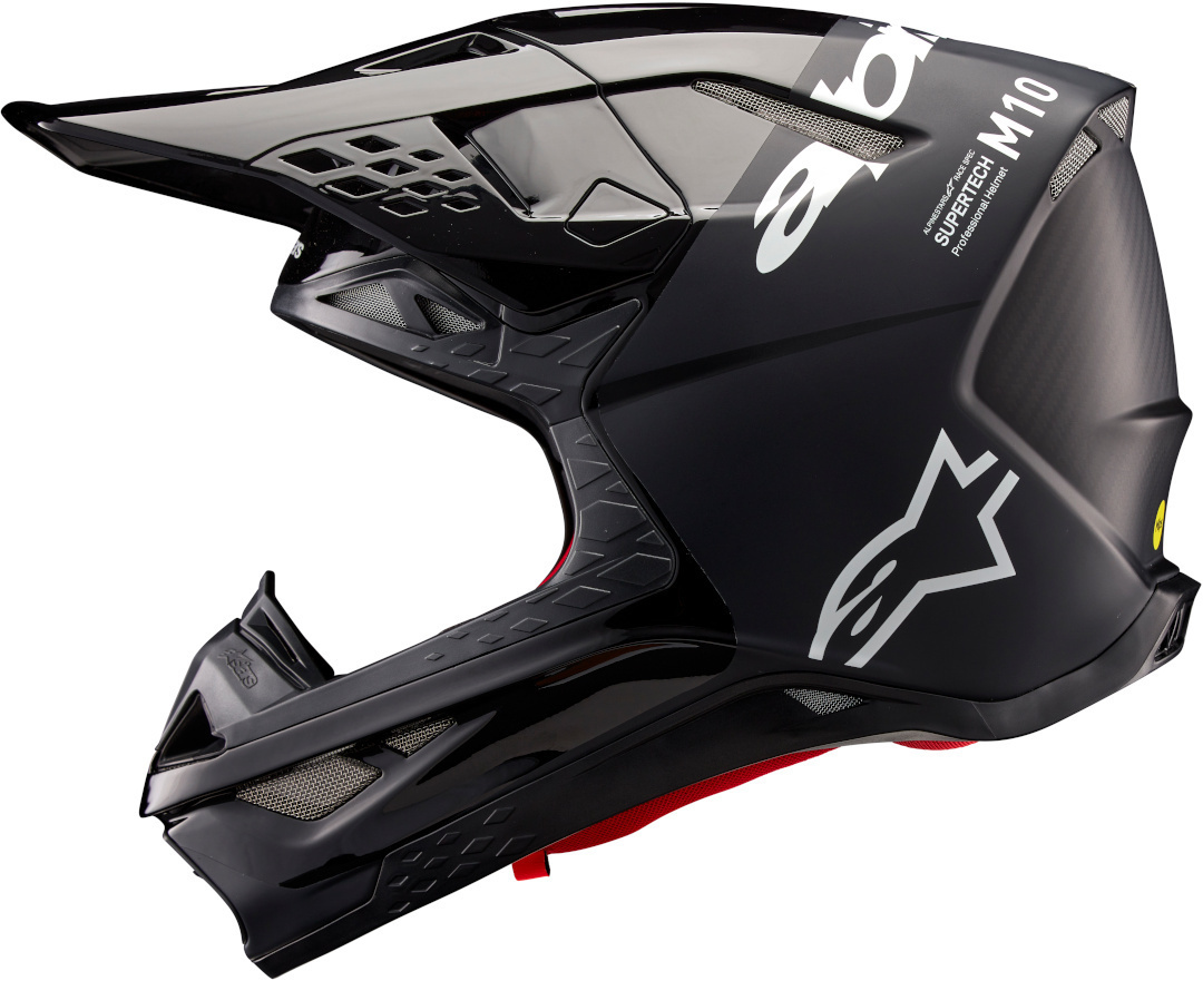 Alpinestars Supertech M10 Motocross Helm Flood schwarz
