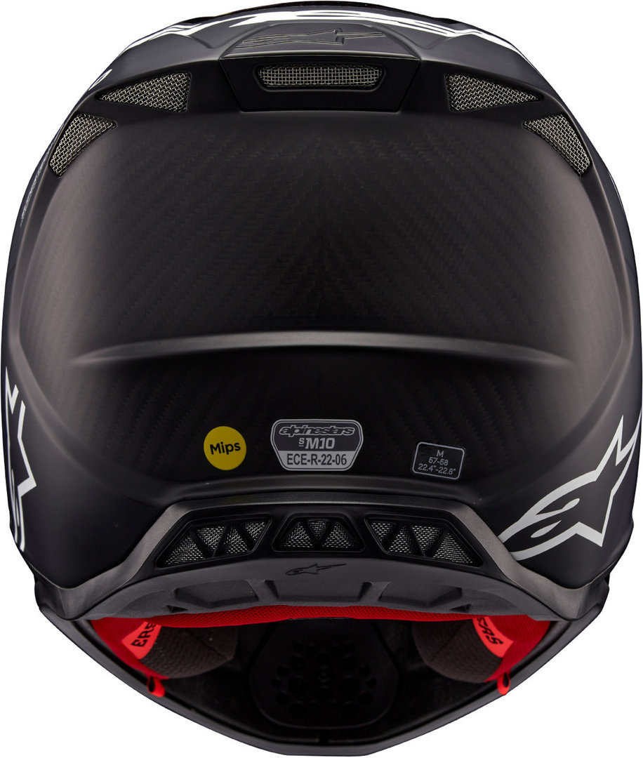 Alpinestars Supertech M10 Motocross Helm Flood schwarz