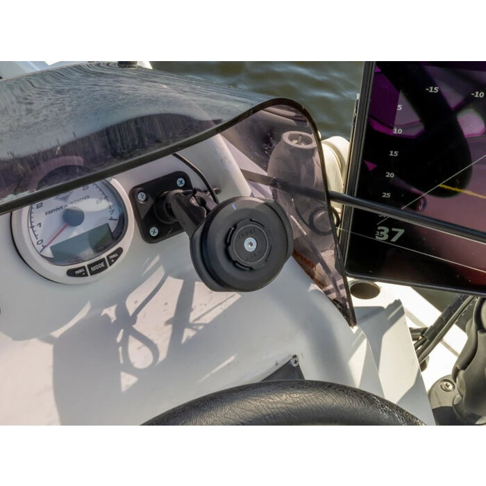 Quad Lock 360 Base - Flat Rectangle 4 Hole