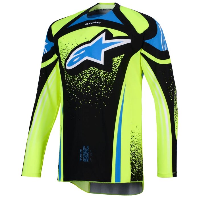Alpinestars 2026 Techstar Nomur Jersey Blau, Gelb, Marineblau