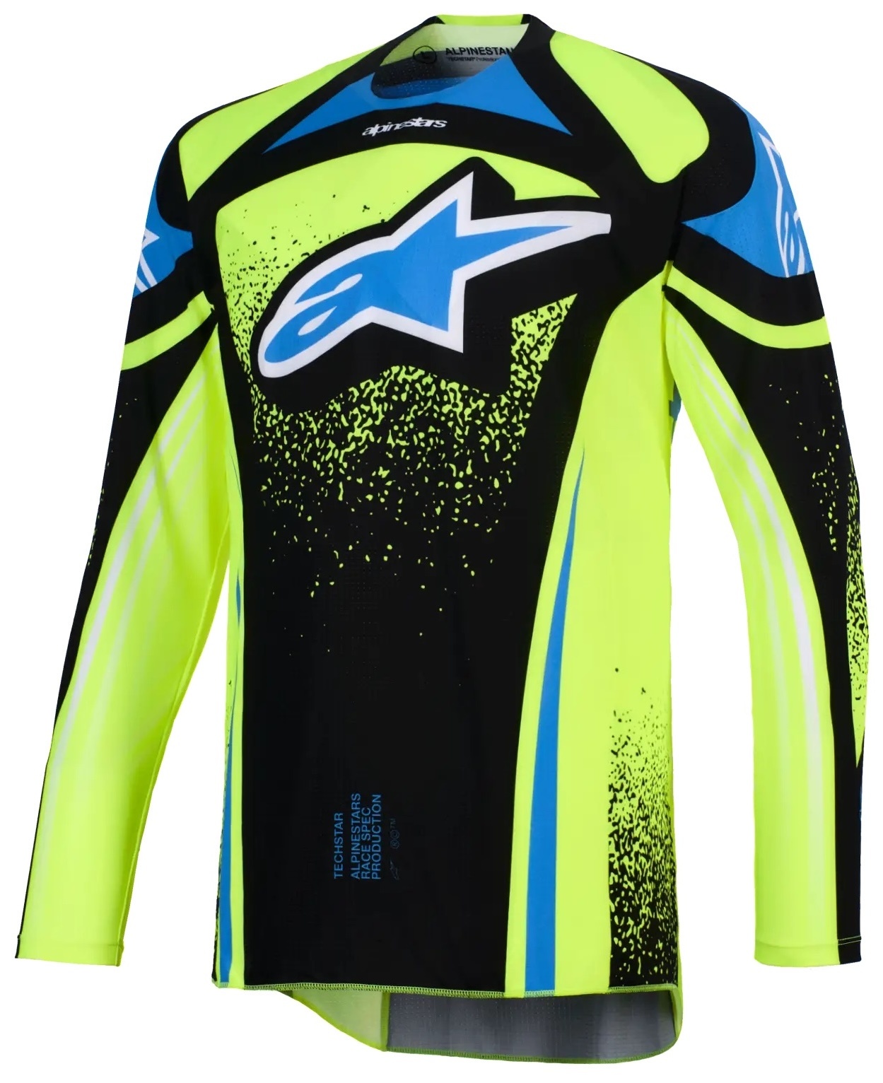 Alpinestars 2026 Techstar Nomur Jersey Blau, Gelb, Marineblau