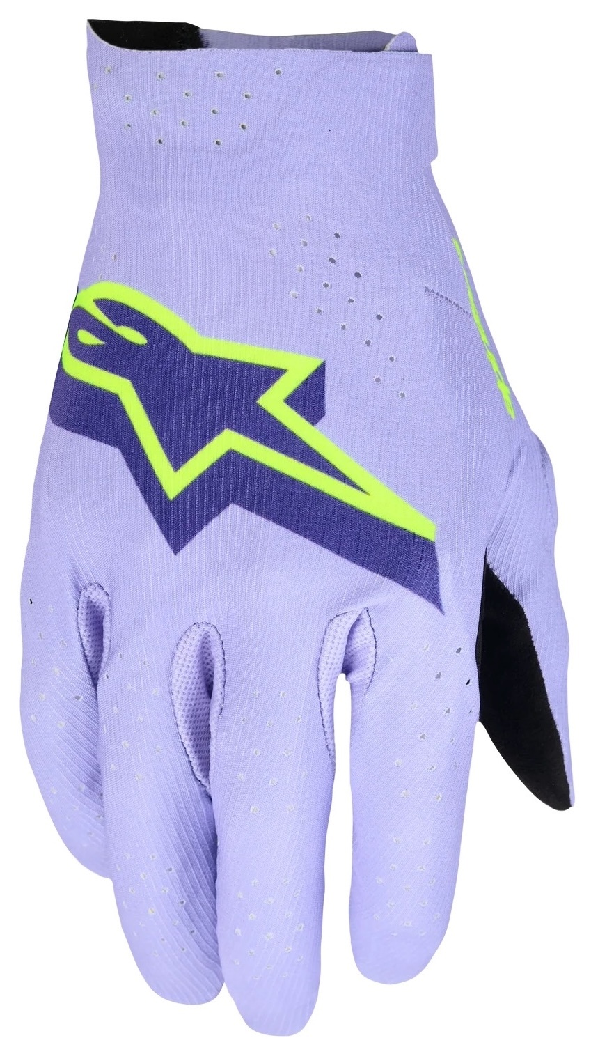 Alpinestars Supertech MX Handschuhe Lavender Violet Fluo Yellow