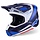 S-M7 Motocross Helm Rise blau weiss