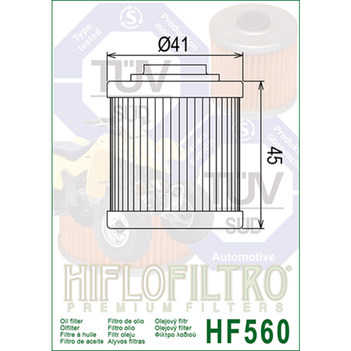 Hiflo HF560 Ölfliter