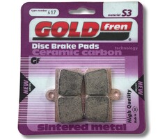 Gold Fren Bremsbelege 417 / S3 vorne Motobi DL125 / DL400
