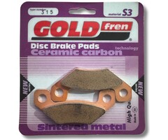 Gold Fren Bremsbelege 315 / S3 für Can Am DS 450 hinten