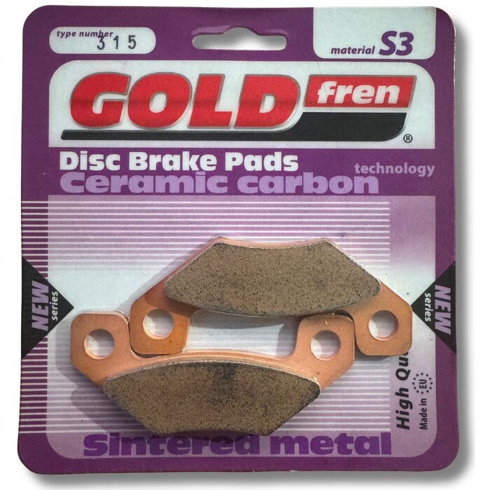 Gold Fren Bremsbelege 315 / S3 für Can Am DS 450 hinten