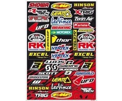 Blackbird Racing Aufkleber universal Sticker Set Sponsor Kit C