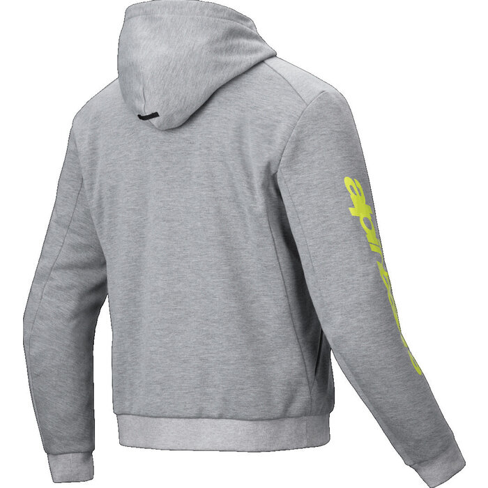 Alpinestars Chrome v2 Sport Jacke Hoodie grau gelb