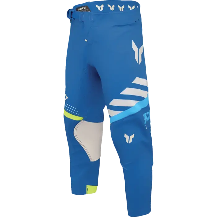 Thor Sportmode Synth Hose für Jugendliche - Gelb, Weiss, Blau