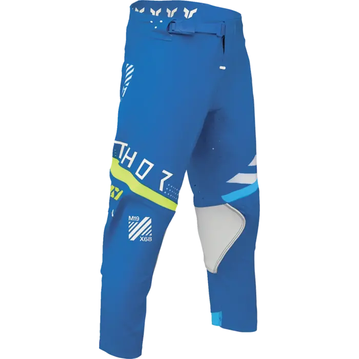 Thor Sportmode Synth Hose für Jugendliche - Gelb, Weiss, Blau