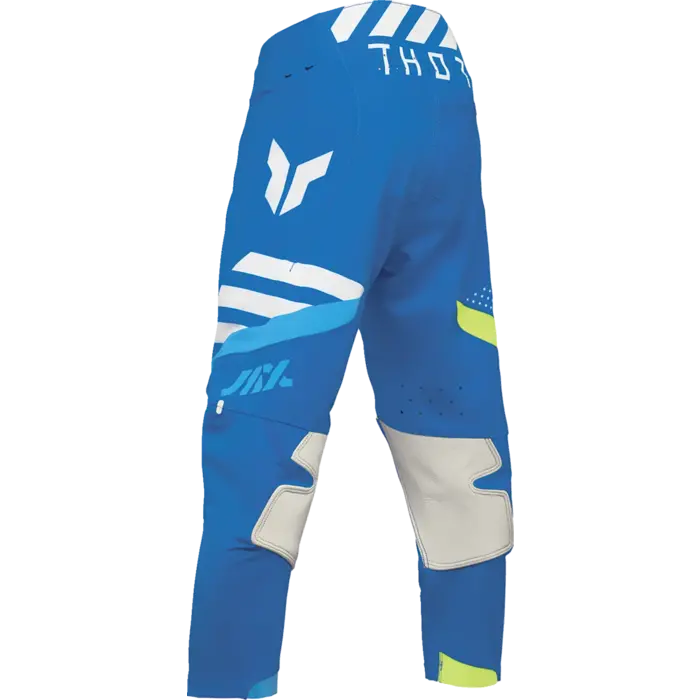 Thor Sportmode Synth Hose für Jugendliche - Gelb, Weiss, Blau