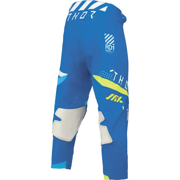Thor Sportmode Synth Hose für Jugendliche - Gelb, Weiss, Blau