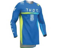 Thor Sportmode Synth Jersey für Jugendliche - Gelb, Weiss, Blau