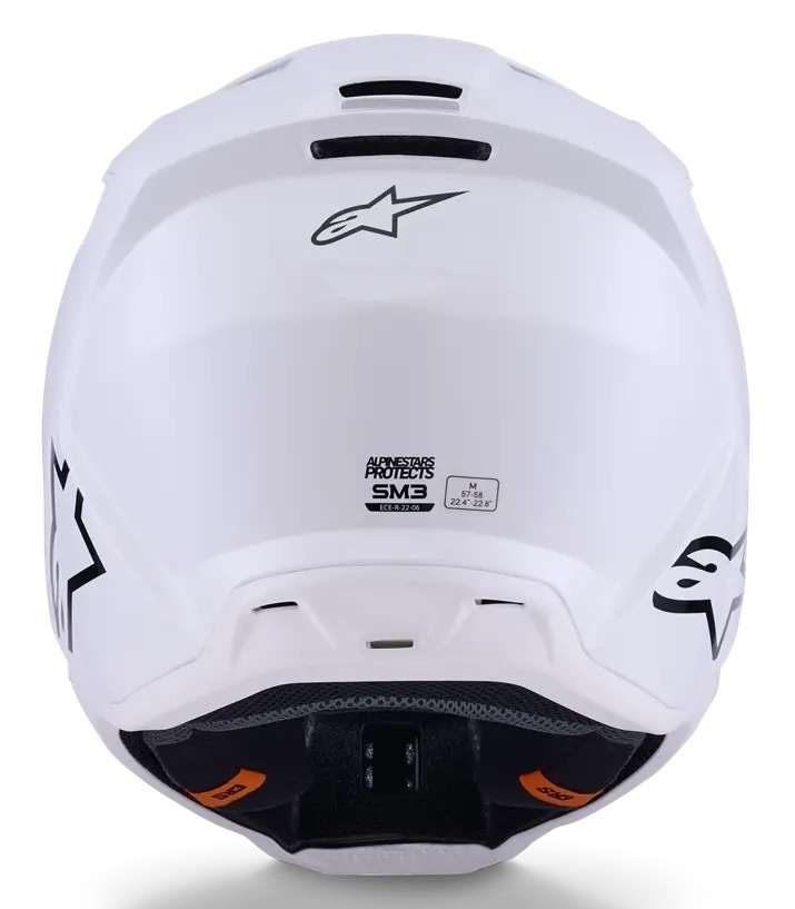 Alpinestars SM3 Motocross Helm Solid weiss