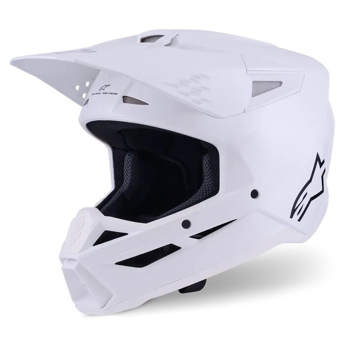 Alpinestars SM3 Motocross Helm Solid weiss