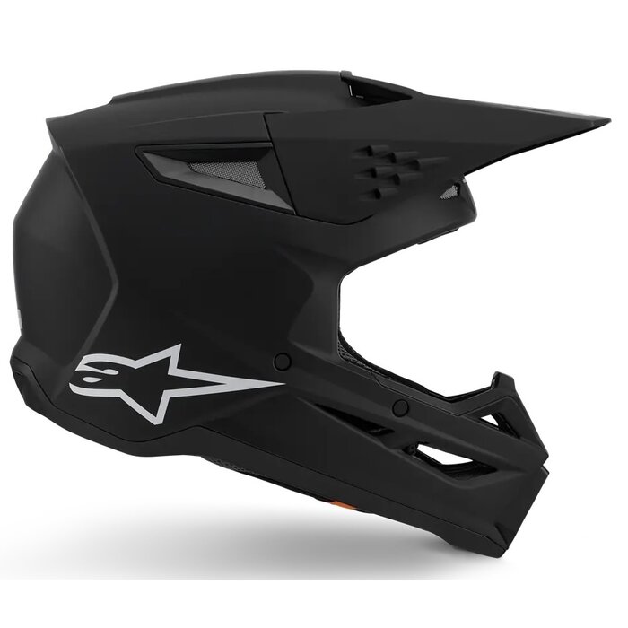 Alpinestars SM3 Motocross Helm Solid schwarz matt