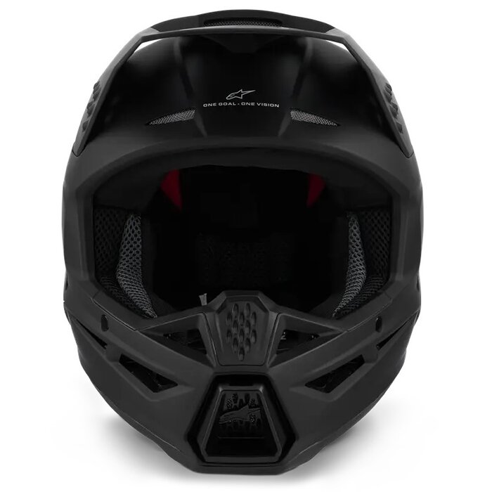 Alpinestars SM3 Motocross Helm Solid schwarz matt
