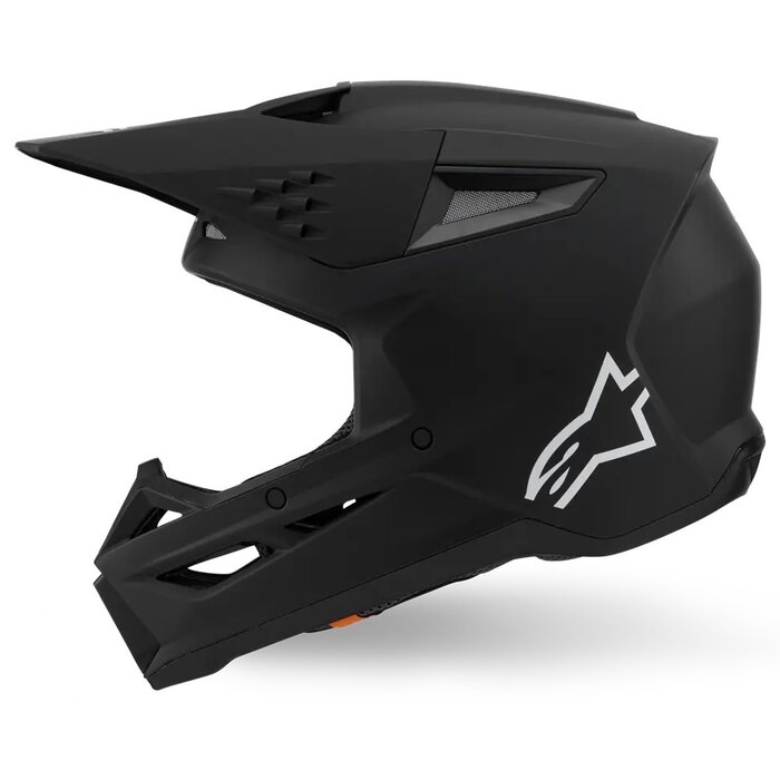 Alpinestars SM3 Motocross Helm Solid schwarz matt