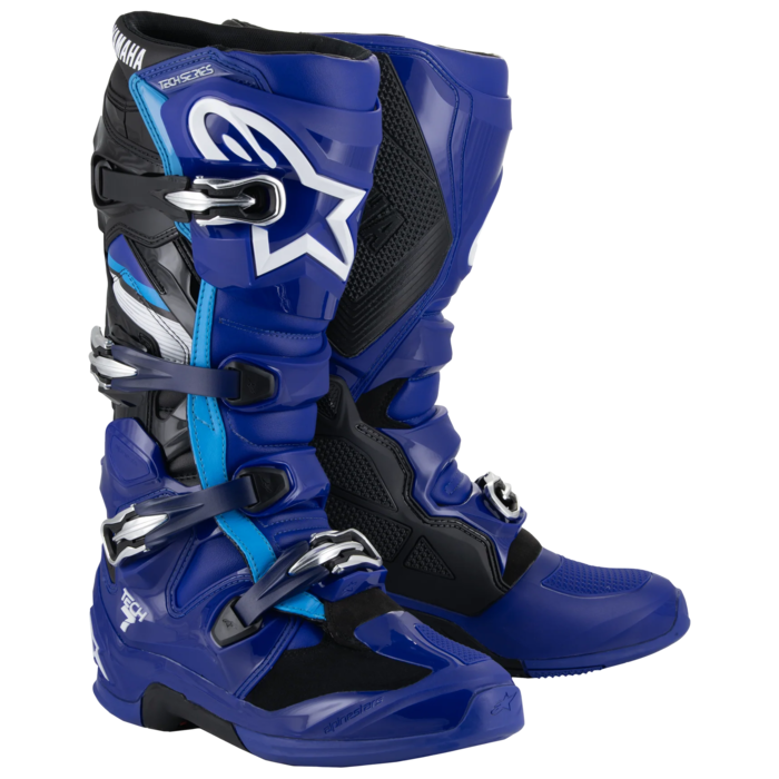 Alpinestars Tech 7 Yamaha MX Motocross Stiefel blau