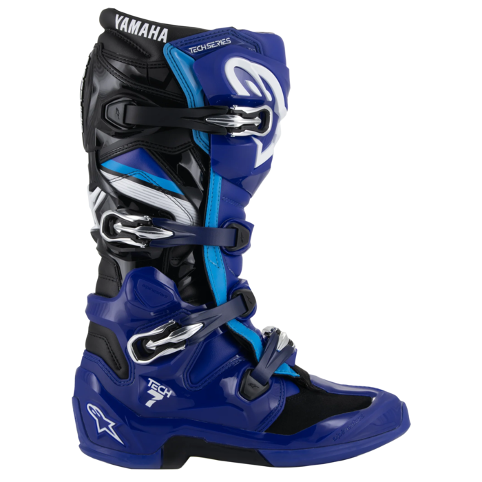 Alpinestars Tech 7 Yamaha MX Motocross Stiefel blau