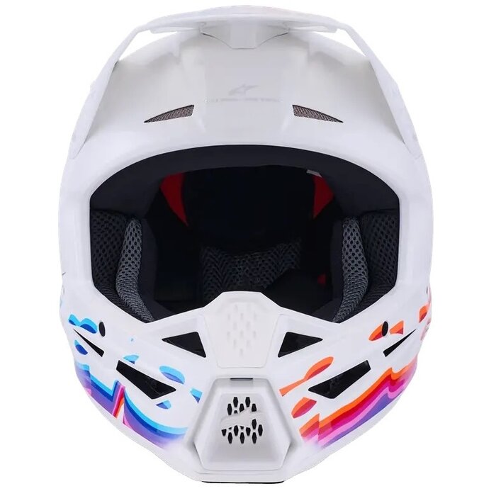 Alpinestars SM3 Motocross Helm Force weiss