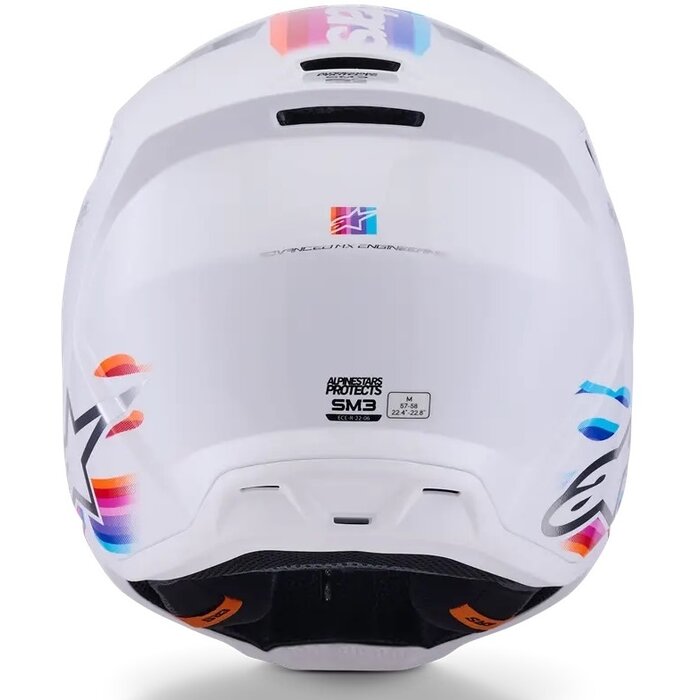 Alpinestars SM3 Motocross Helm Force weiss