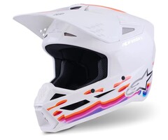 Alpinestars SM3 Motocross Helm Force weiss