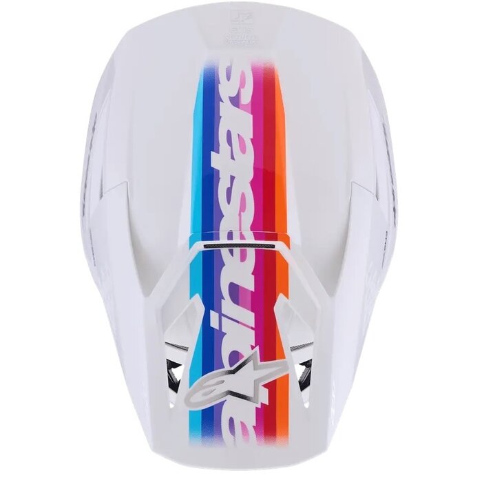 Alpinestars SM3 Motocross Helm Force weiss