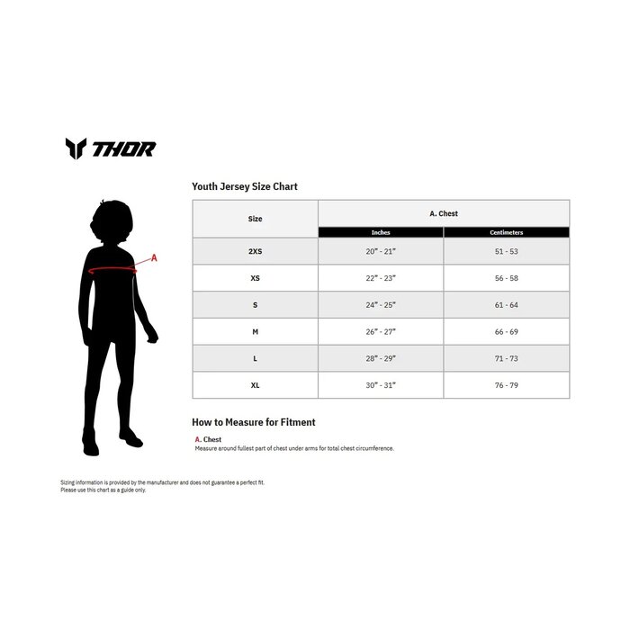 Thor Launchmode Bleach Jersey für Jugendliche - Blau, Pink, Weiß, Aqua