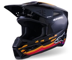 Alpinestars SM3 Motocross Helm Force schwarz