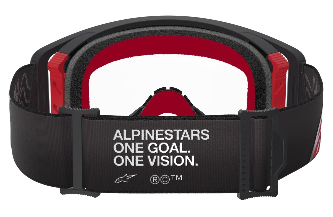 Alpinestars Supertech Corp - MX Motocross Brille schwarz rot