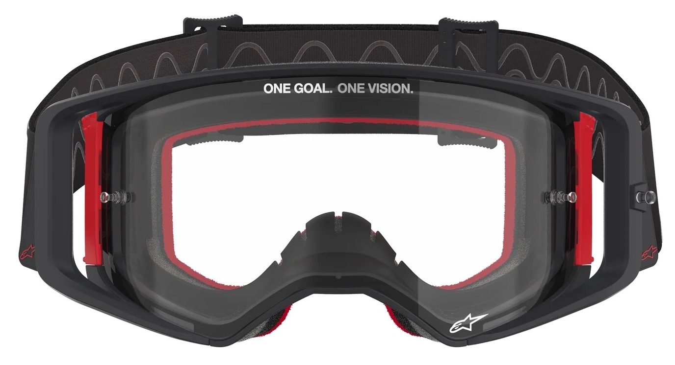 Alpinestars Supertech Corp - MX Motocross Brille schwarz rot