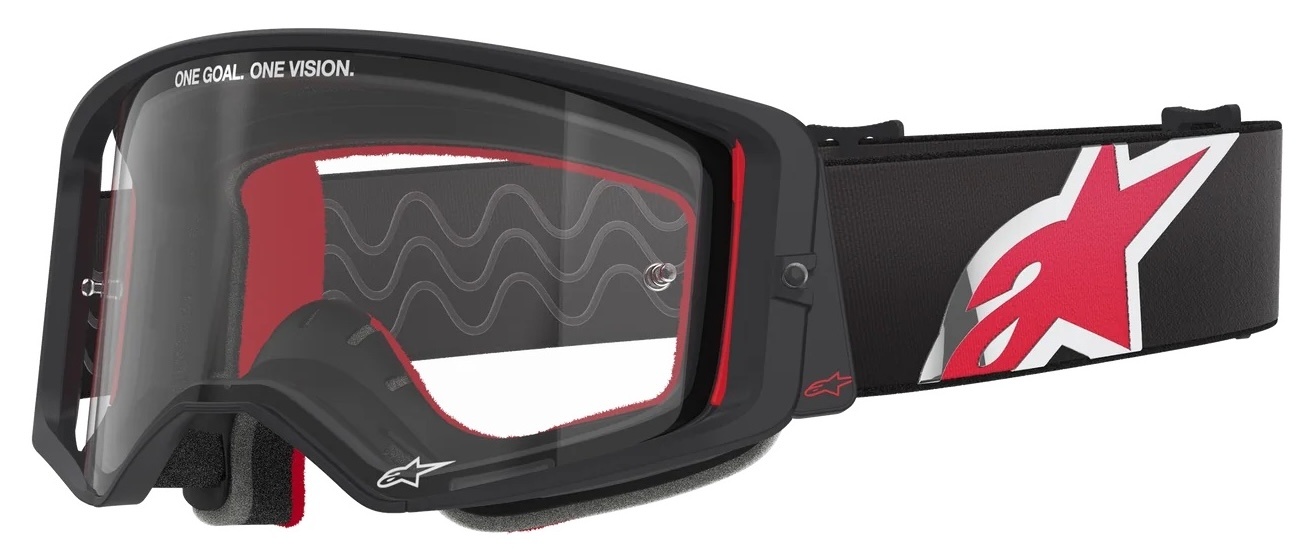 Alpinestars Supertech Corp - MX Motocross Brille schwarz rot