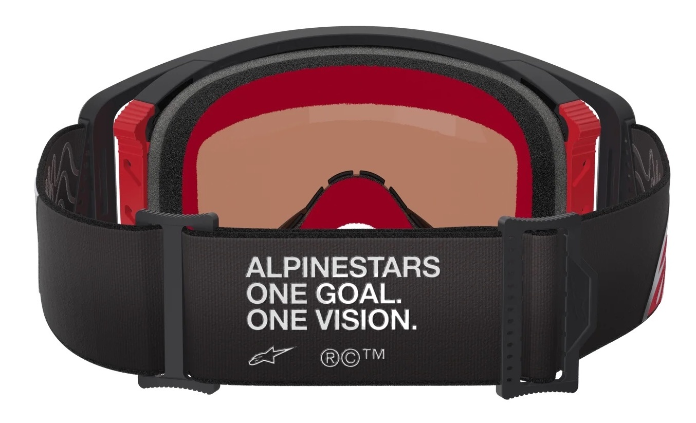 Alpinestars Supertech Corp - MX Motocross Brille schwarz rot
