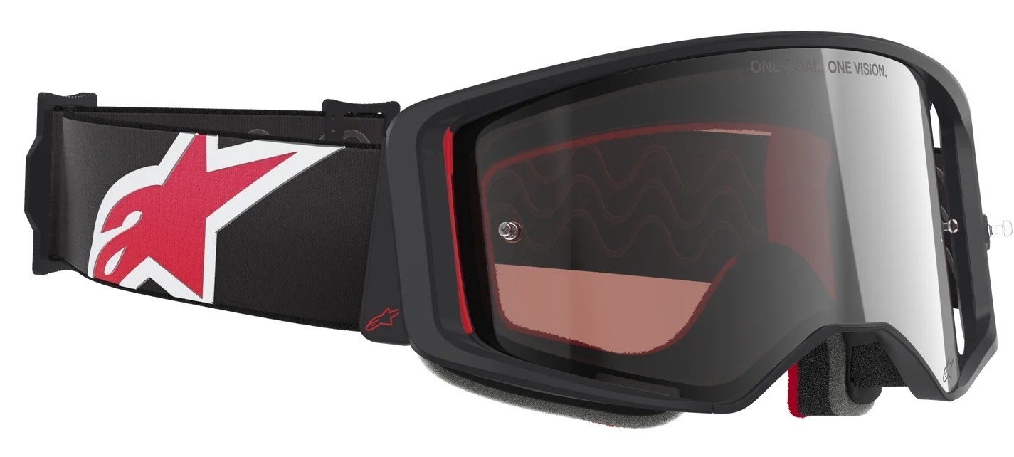 Alpinestars Supertech Corp - MX Motocross Brille schwarz rot
