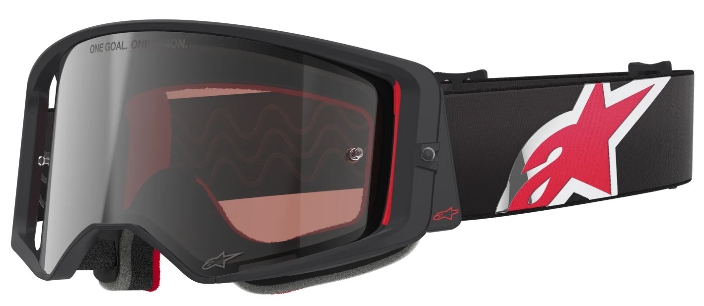 Alpinestars Supertech Corp - MX Motocross Brille schwarz rot