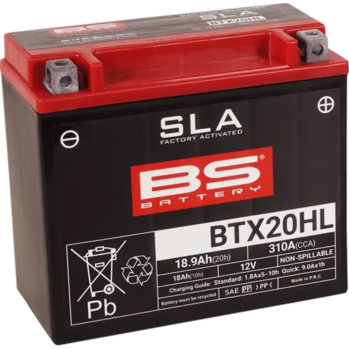 BS Battery Wartungsfreie Batterie BTX20HL SLA
