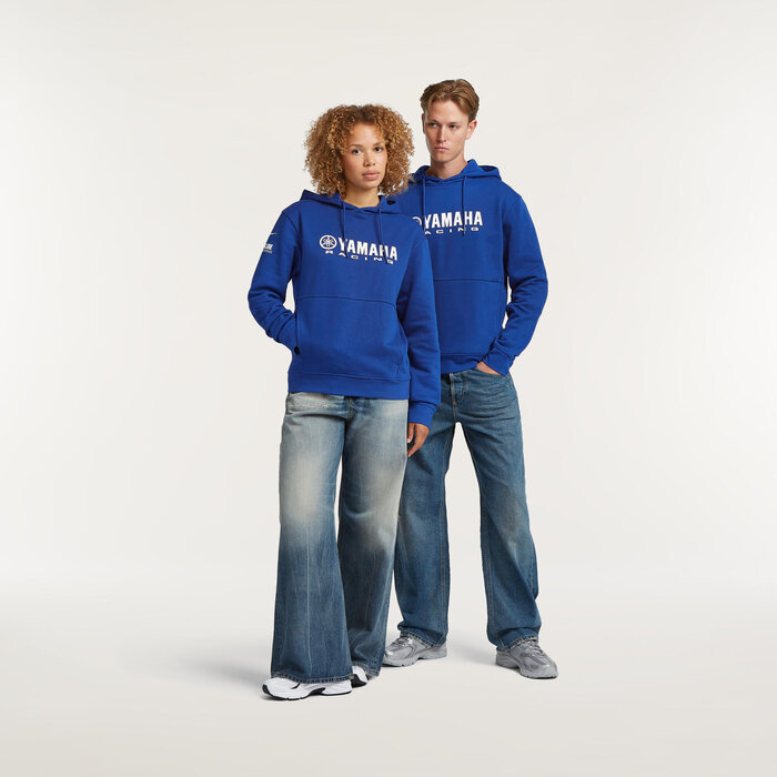 Yamaha Paddock Blue Teamwear Pullover Hoodie Unisex Viseu