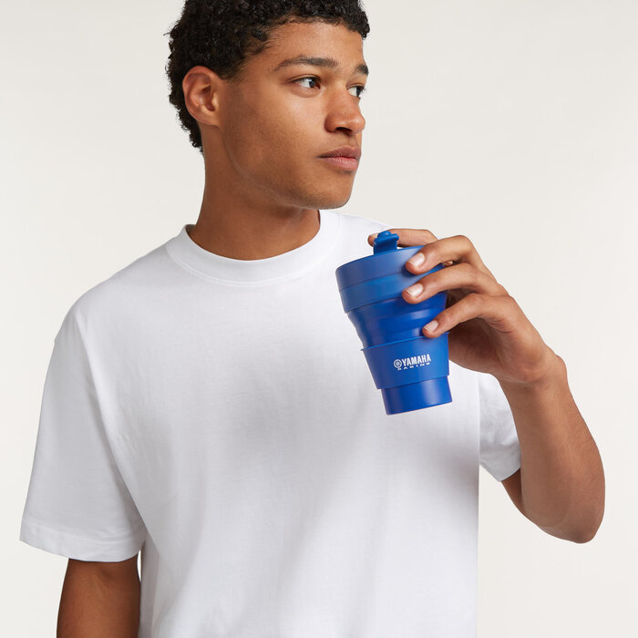 Yamaha Paddock Blue Trinkbecher Faltbecher mit Deckel