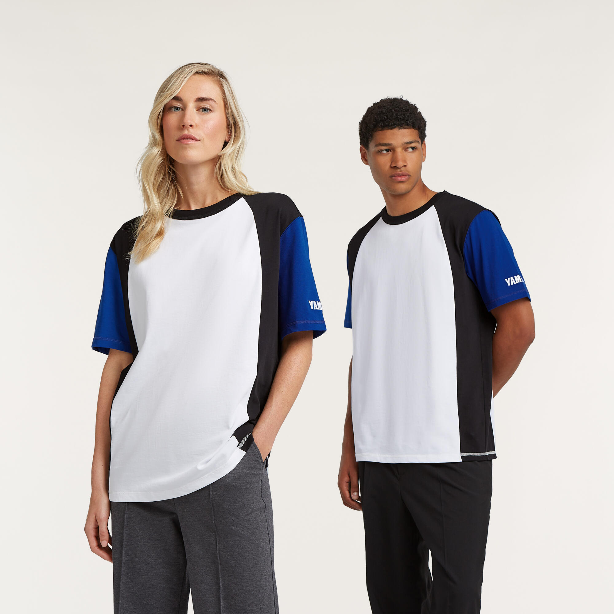 Yamaha Paddock Blue Urban Unisex T-Shirt blau - weiss