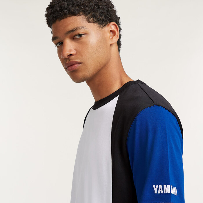 Yamaha Paddock Blue Urban Unisex T-Shirt blau - weiss