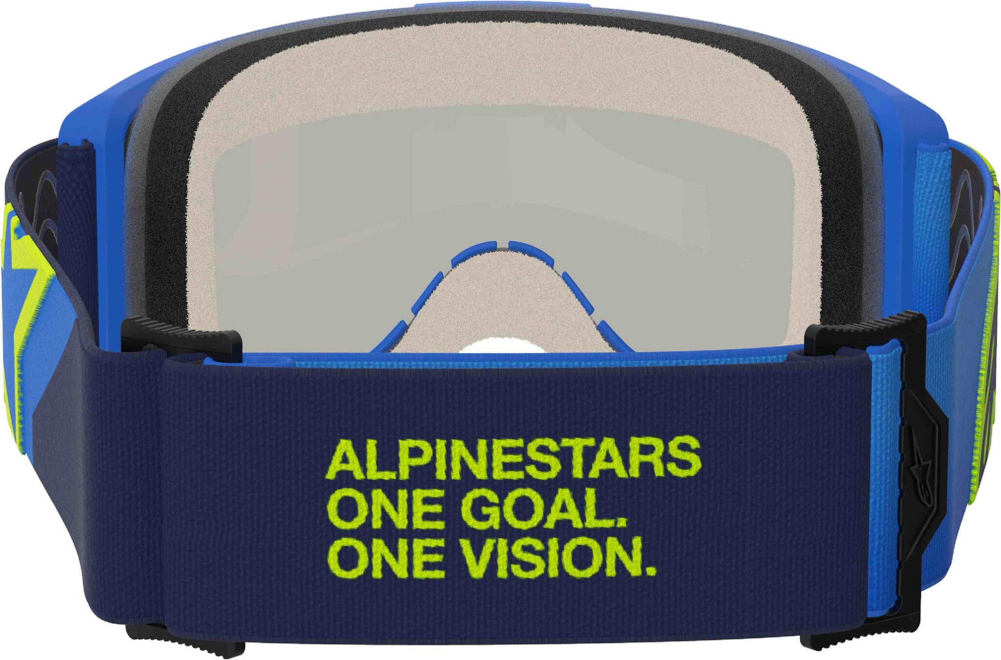 Alpinestars Vision 5 Corp - MX Morocross Brille blau neongelb