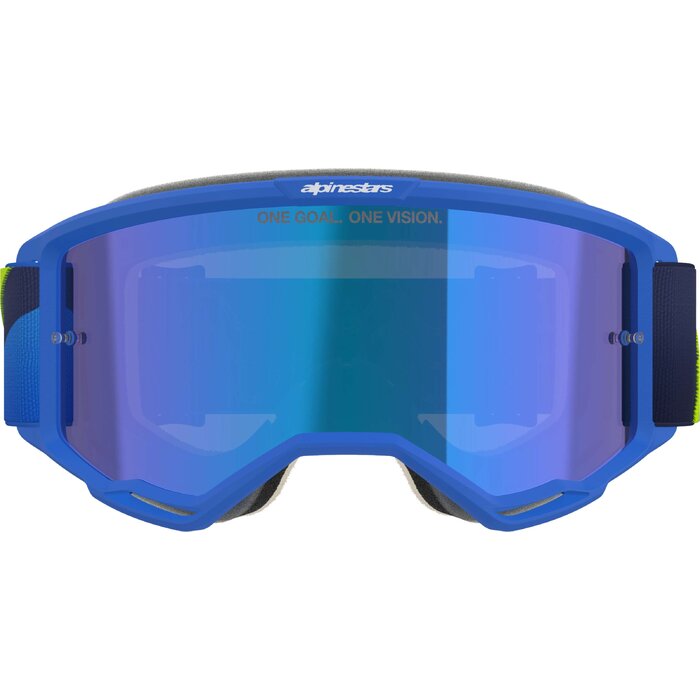 Alpinestars Vision 5 Corp - MX Morocross Brille blau neongelb