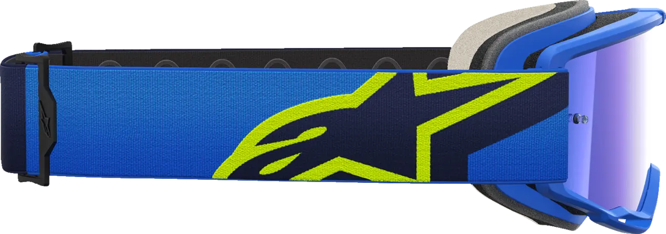 Alpinestars Vision 5 Corp - MX Morocross Brille blau neongelb