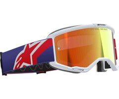 Alpinestars Vision 5 Corp - MX Morocross Brille weiss rot blau