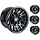 Felgensatz 24X Wheels - schwarz 14 Zoll